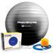 М'яч для фітнесу (фітбол) Power System PS-4013 &Oslash;75 cm PRO Gymball Black 4013BK-0 фото 1