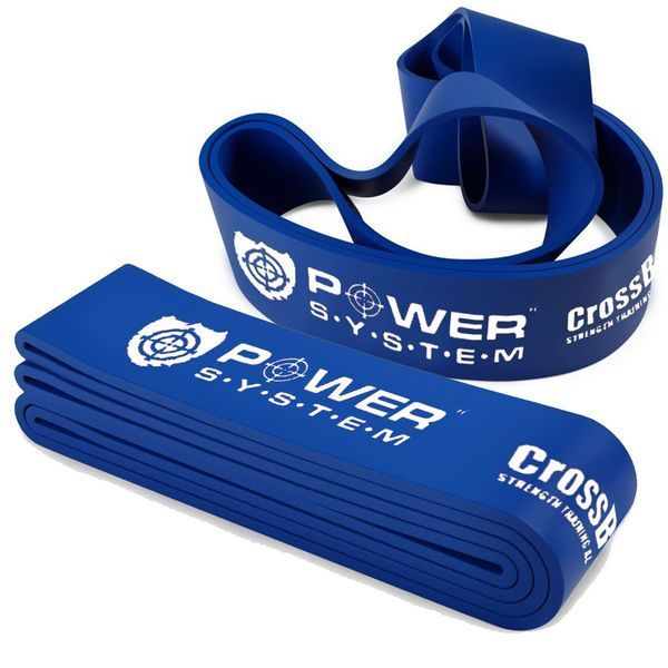 Еспандер-петля (гумка для фітнесу і кроссфіту) Power System PS-4054 CrossFit Level 4 Blue (опір 22-50 кг) PS-4054_Blue фото