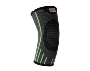 Компресійний налокітник MadMax MFA-283 3D Compressive elbow support Dark grey/Neon green (1шт.) L MFA-283_L фото