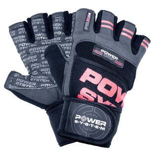 Рукавички для фітнесу Power System PS-2800 Power Grip Red XL PS-2800_XL_Red фото